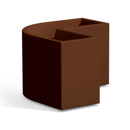 Vaso da giardino angolare 80x80x35 cm Flowerpot Monacis -7