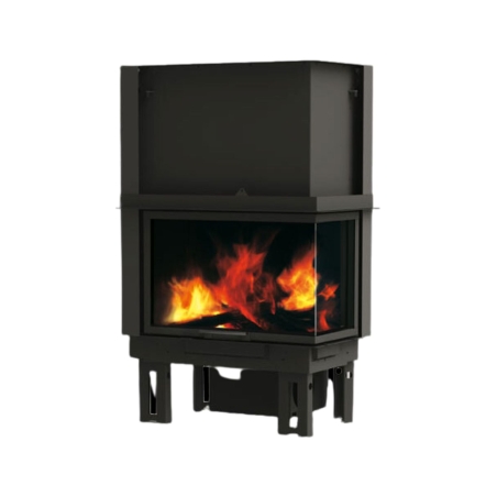 Camino a legna angolare Firek S SX Edilkamin V/F -3