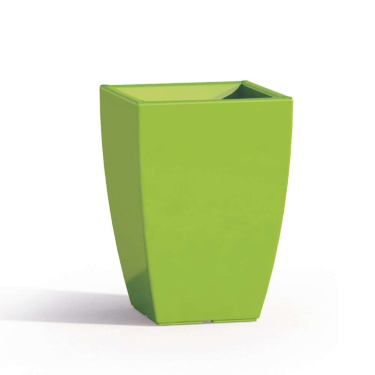 Vaso in polietilene alto 50 cm Prisma Square Monacis -7