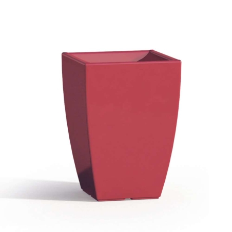 Vaso in polietilene alto 50 cm Prisma Square Monacis -10