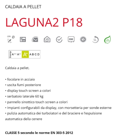 Caldaia a pellet 18W Laguna2 Edilkamin -3