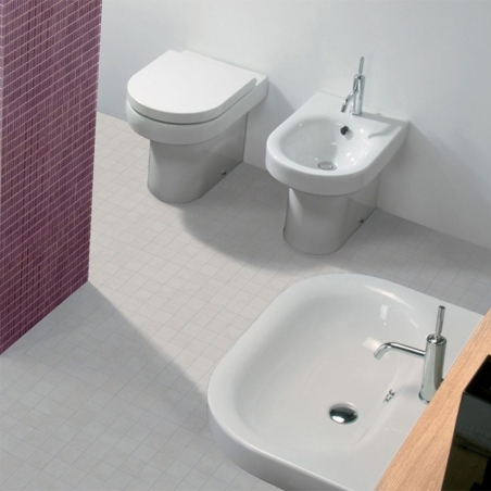 Bidet a pavimento Hatria Daytime 56x37 cm -4