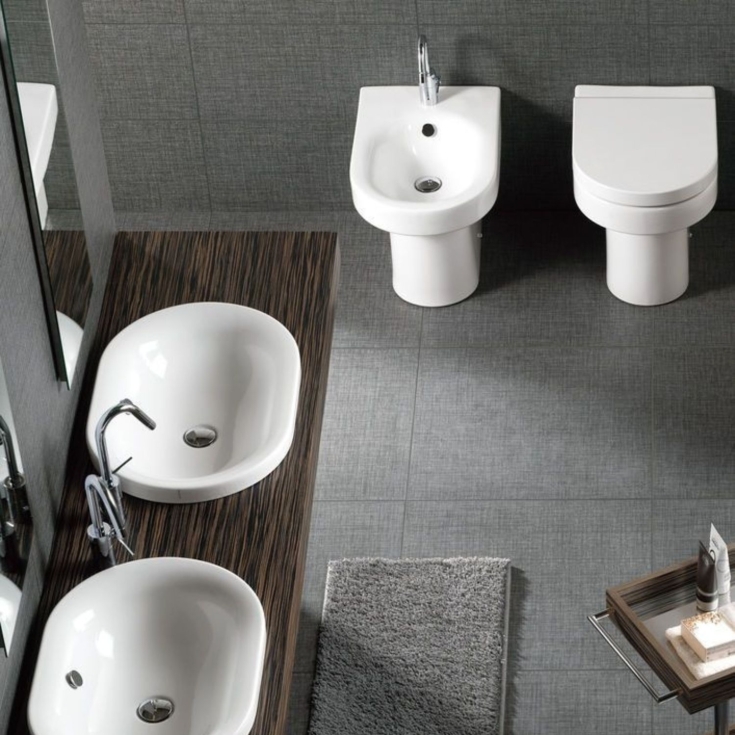 Wc a pavimento 56x37 cm Daytime Hatria -7