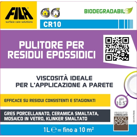 Detergente residui epossidici CR10 Fila -2