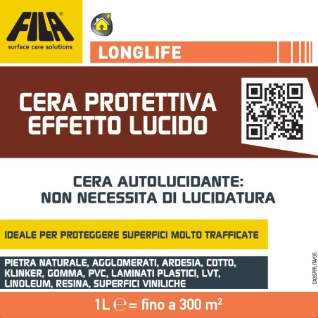 Cera protettiva effeto lucido Longlife Fila -4