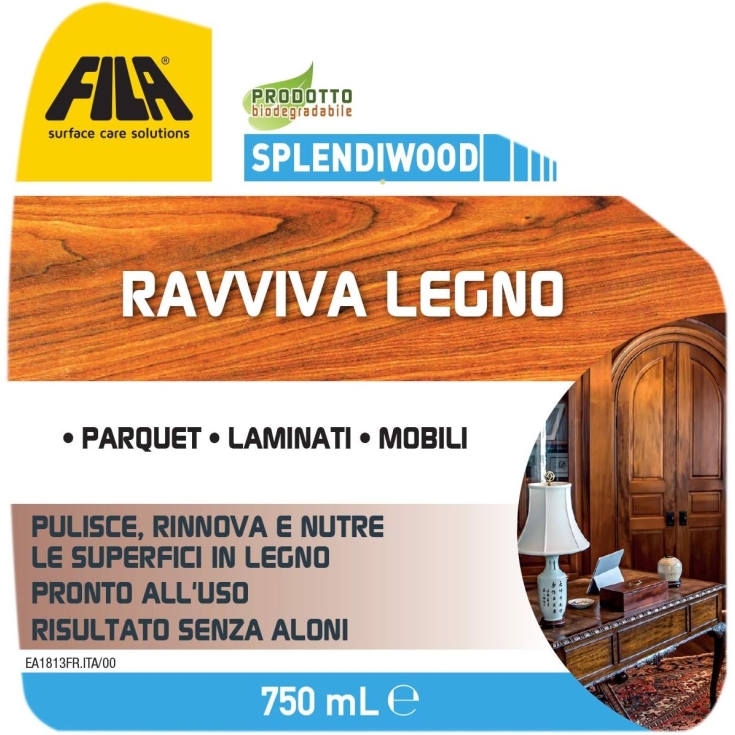 Detergente spray per legno 750 ml SplendiWood Fila -4