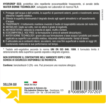 Idrorepellente per agenti atmosferici Hydrorep Eco Fila -3
