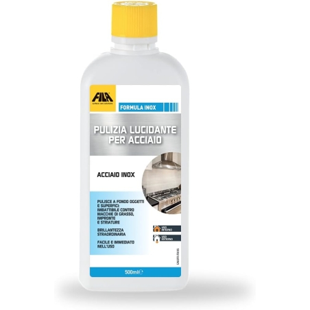 Detergente per acciaio 500 ml Formula Inox Fila -1