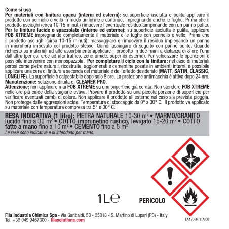 Detergente protettivo antimacchia Fob xtreme Fila 1 Lt -6