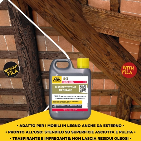 Protettivo ravvivante di base 1 lt Natur Oil Fila -4