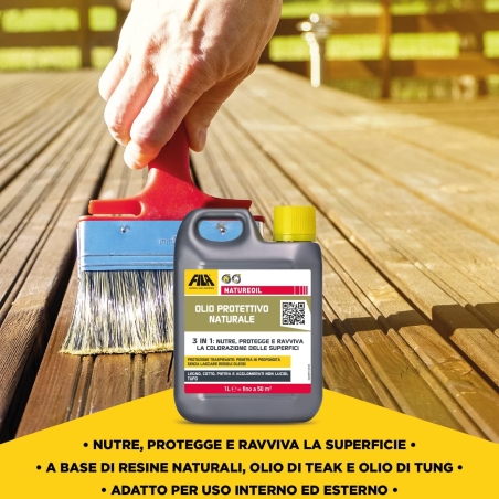 Protettivo ravvivante di base 1 lt Natur Oil Fila -5