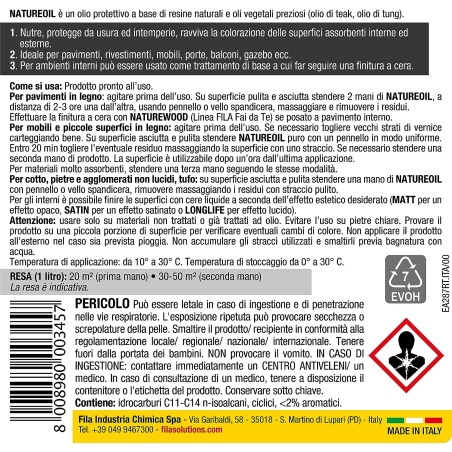 Protettivo ravvivante di base 1 lt Natur Oil Fila -3