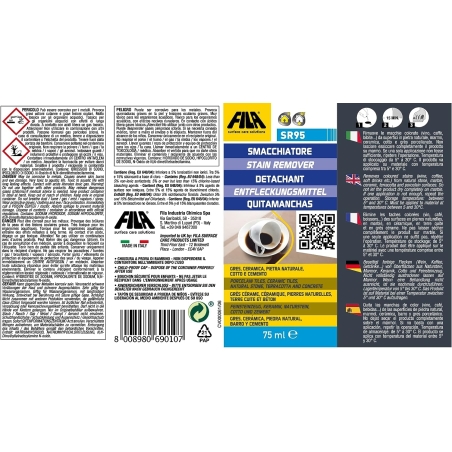 Smacchiatore macchie organiche Fila SR95 75ml -2
