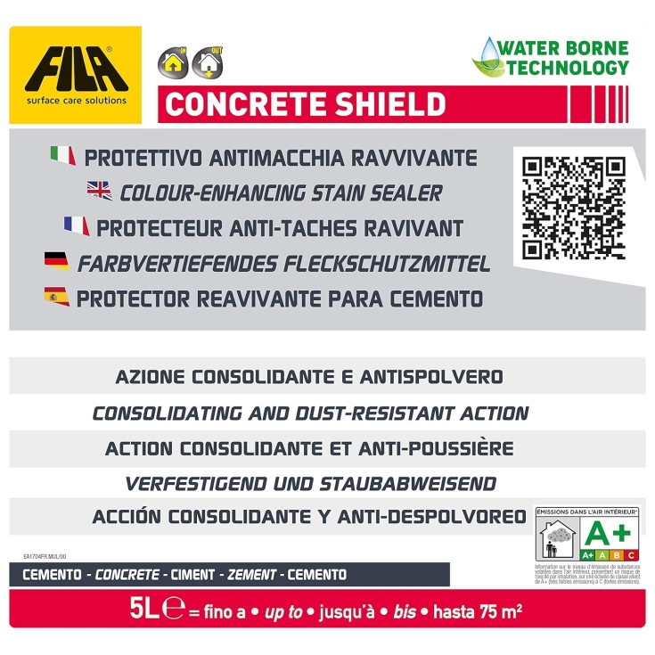 Protettivo antimacchia ravvivante Concrete Shield Fila -2