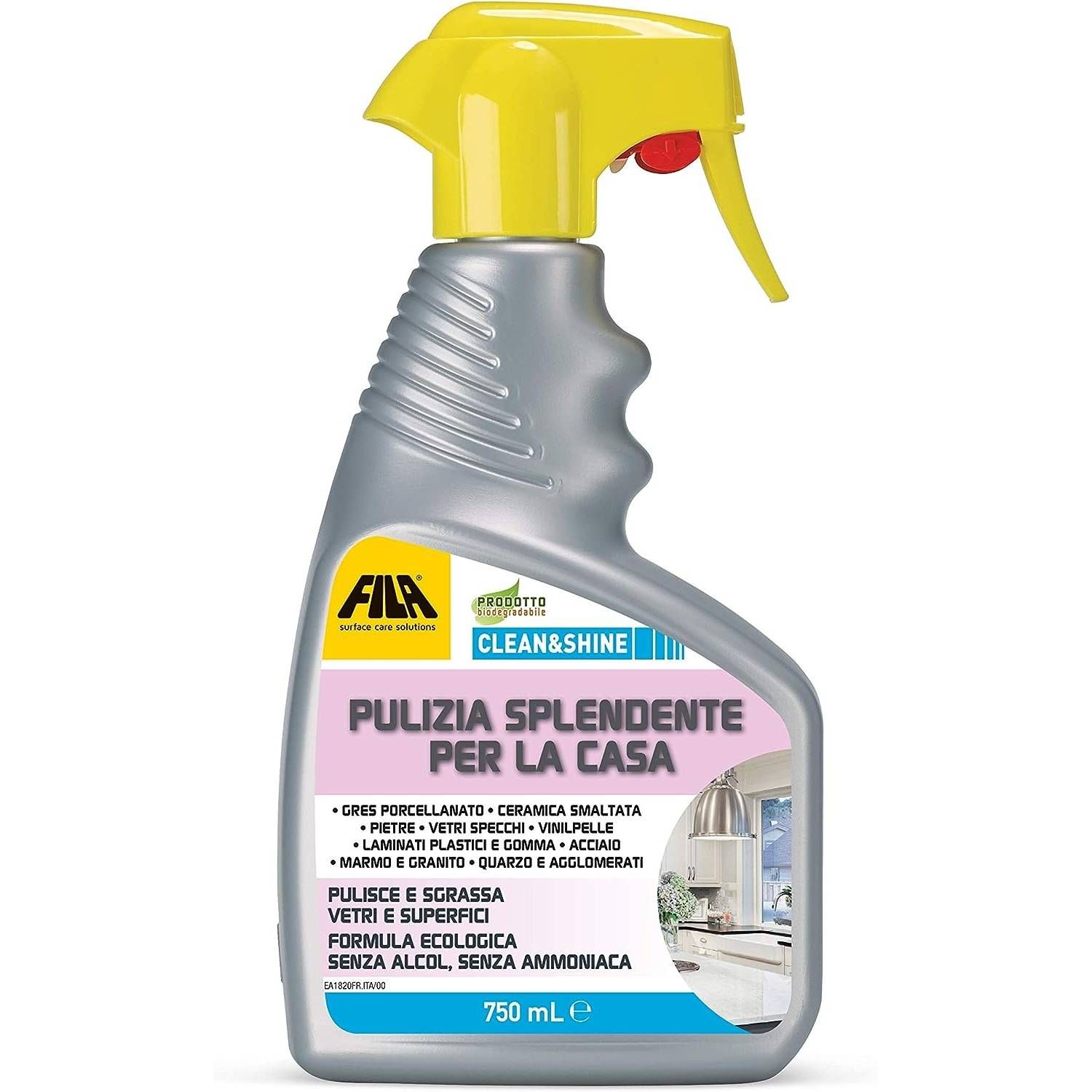 Detergente per superfici Clean&Shine Fila 750ml