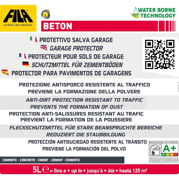 Protettivo salva garage FilaBeton Fila 5Lt -2