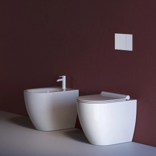 Wc pavimento 54x35cm filo parete traslato Sfera Catalano -1