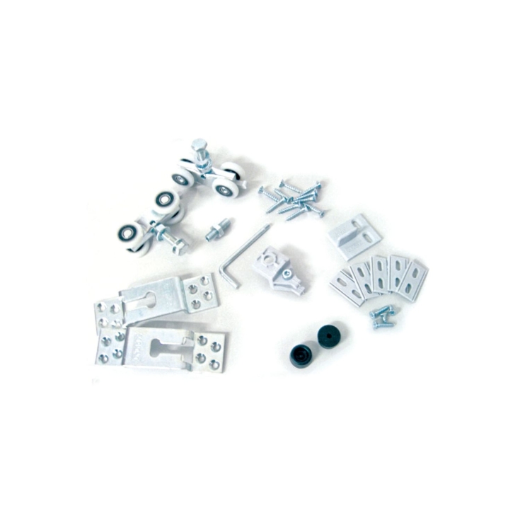 Kit carrello scrigno anta unica e doppia portata 120 kg Scrigno -2