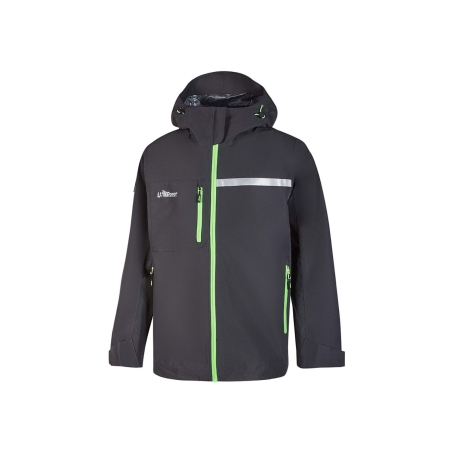 Veste de travail U-Power TUTENDO imperméable à la pluie gris asphalteU-POWER