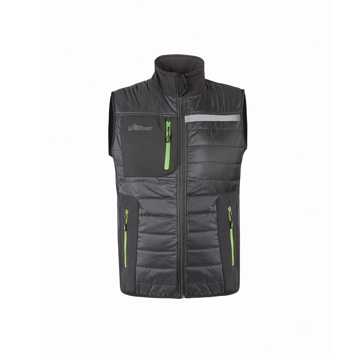 Gilet da lavoro U-Power WALL grigio