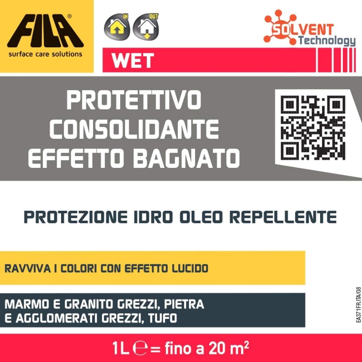 Protettivo consolidante effetto bagnato Fila Wet 1 LtFILA