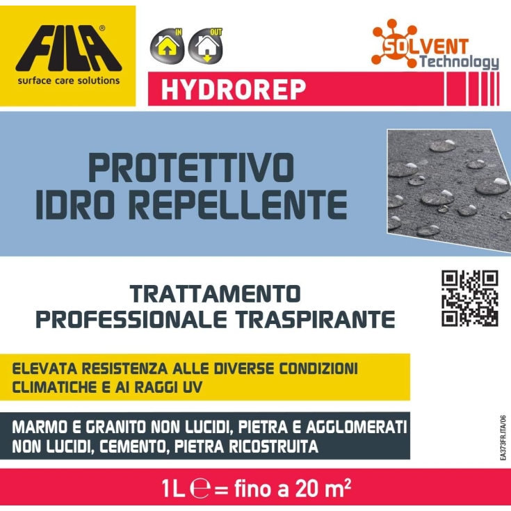 Detergente protettivo idrorepellente invisibile Hydrorep Fila 1 LtFILA