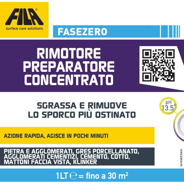 Fasezero Fila 1 Lt - sgrassa e rimuove lo sporco ostinatoFILA