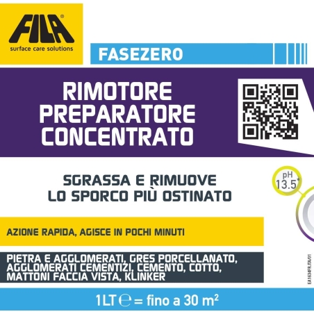 Fasezero Fila 1 Lt - sgrassa e rimuove lo sporco ostinatoFILA