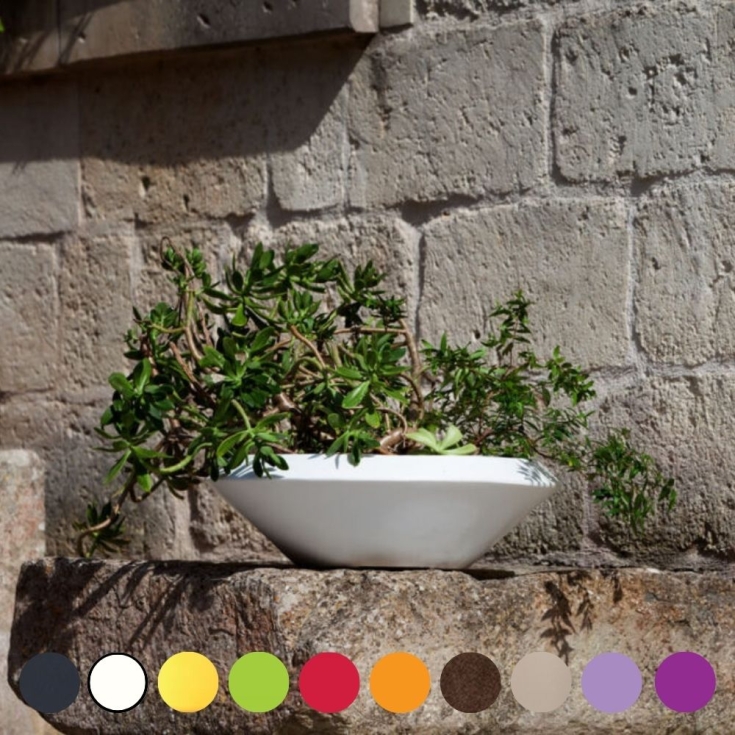 Vaso tondo in polietilene Olimpico 70 Kloris -22