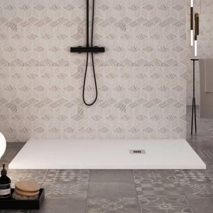 Piatto doccia 150x70 cm bianco Como Aquana -4