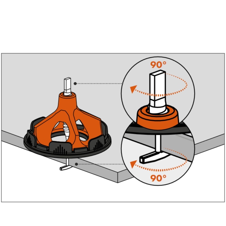 Entretoises de nivellement RLS SOS 180VSOS0130 130pz -2
