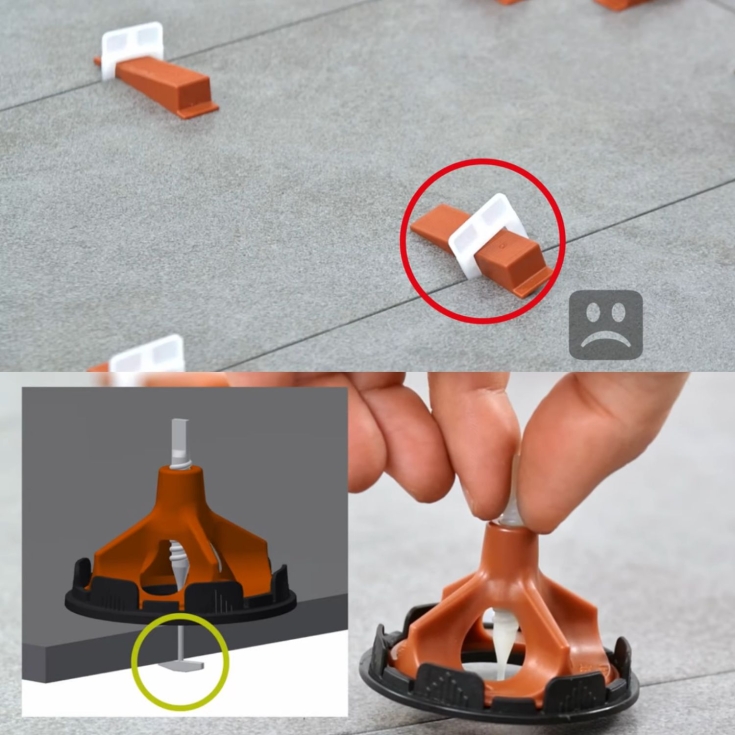 Distanziatori livellanti RLS SOS 180VSOS0130 130pz -3