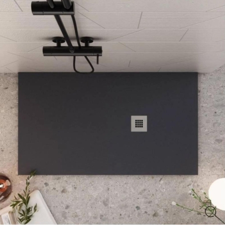 Piatto doccia 160x80 cm antracite Como Aquana -2