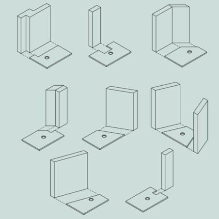 Piatto doccia 180x80 cm antracite Como Aquana -9