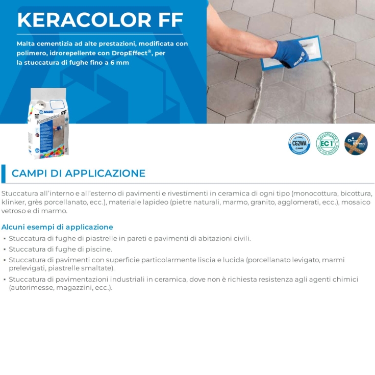 Keracolor FF Mapei Mortier joint haute performance 5 Kg -2