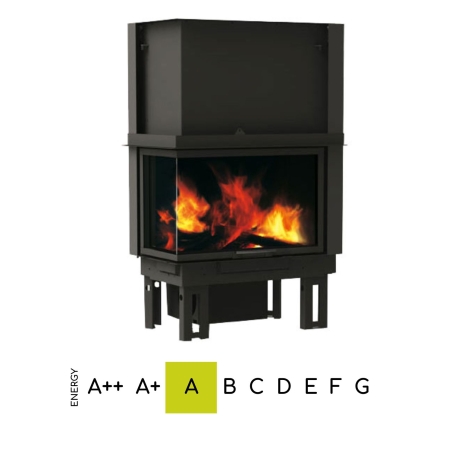 Camino a legna angolare Firek 2 DX V/F EK63 -2