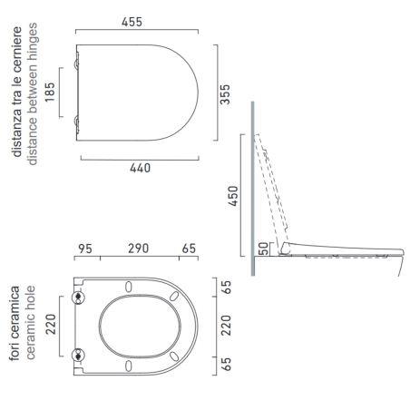 Copriwc slim softclose Sfera Eco Catalano 5ZECOF00 -2