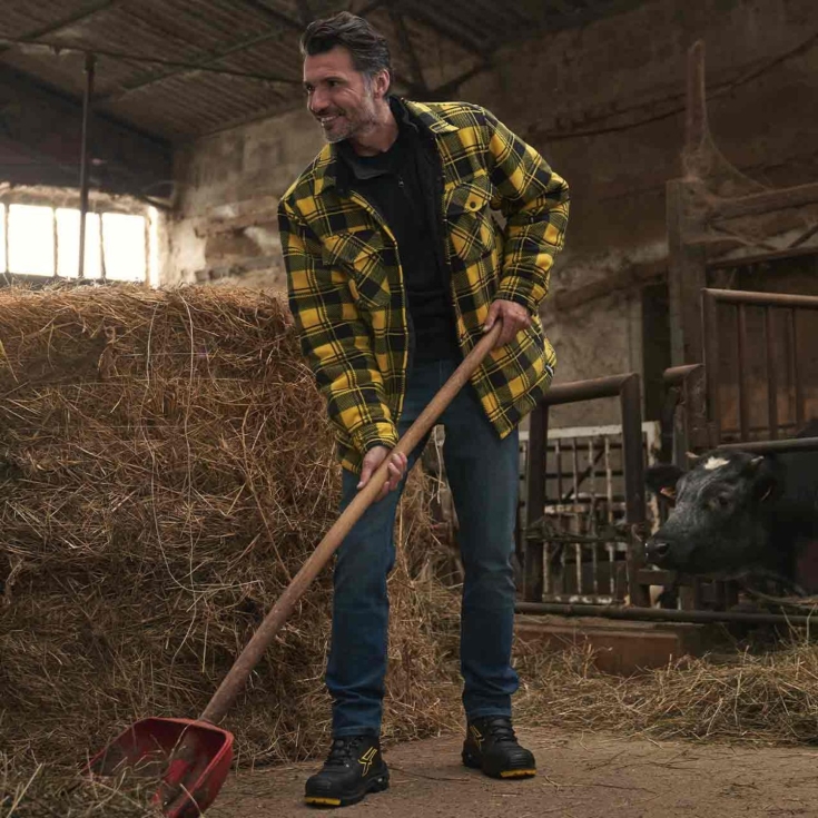 Chemise polaire U-Power WILLOW yellow pepita -6