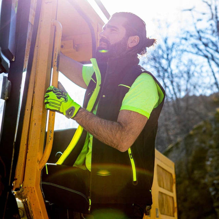 Gilet U-Power da lavoro UNIVERSE black carbon -6