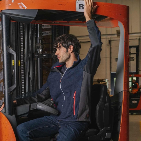 Veste polaire U-Power BARK bleu profond -2