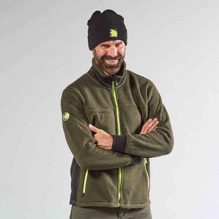 Veste polaire U-Power BARK vert foncé -5