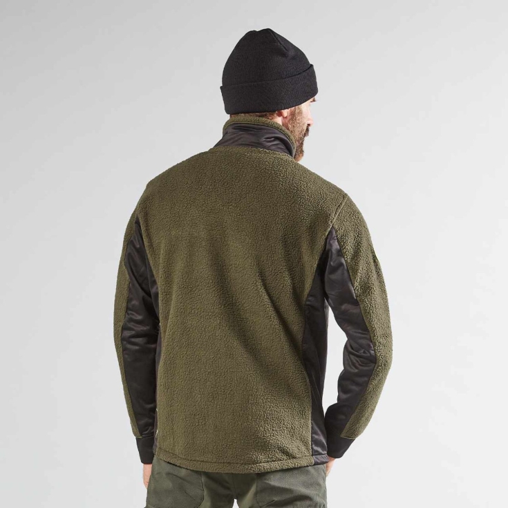 Giacca in pile U-Power BARK dark green -6