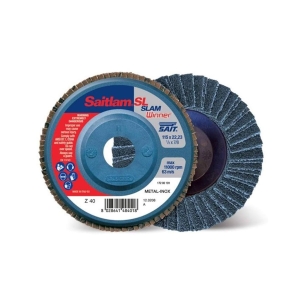 Disco abrasivo lamellare Saitlam SL 115x22.23 grana 120 Sait -1