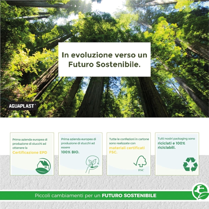 Stucco pronto all'uso in pasta Aguaplast Fiberlite 750mlAGUAPLAST