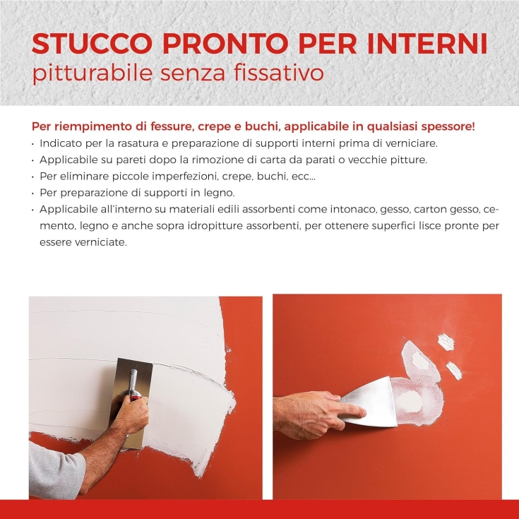 Stucco in pasta Alto Standard Aguaplast 25400 Boldrini -4