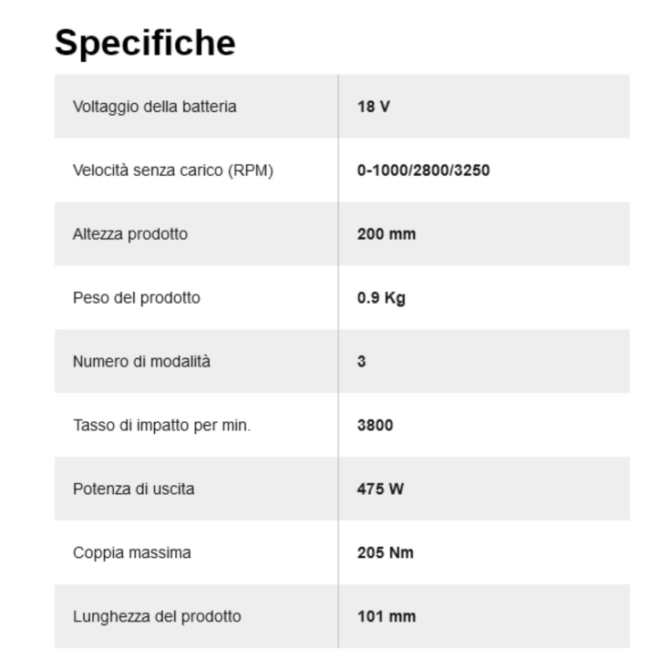 Avvitatore DeWalt impulsi 1/4" compatto XR 18V DCF850NT-XJDEWALT