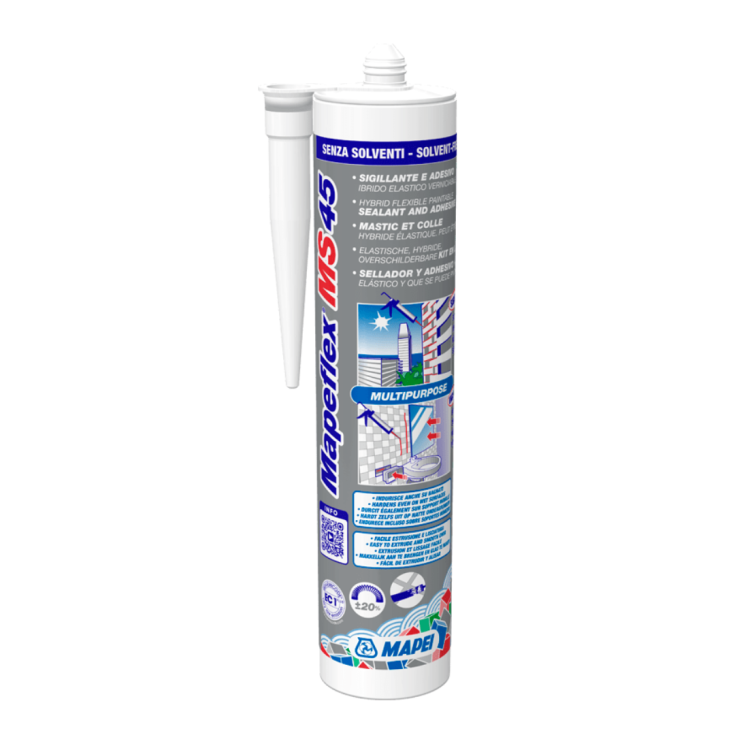 Silicone ed adesivo Mapeflex MS45 Mapei 300 ml -1