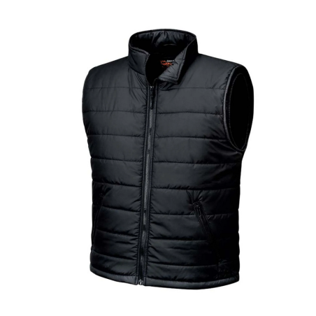 Gilet da lavoro imbottito foderato nero 7577N Beta -1