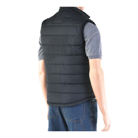 Gilet da lavoro imbottito foderato nero 7577N Beta -3