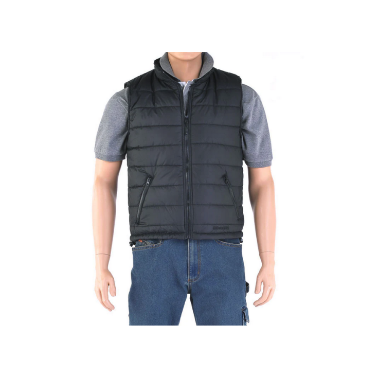 Gilet da lavoro imbottito foderato nero 7577N Beta -2